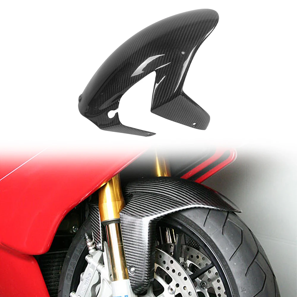 Motorcycle Carbon Fiber Front Fender Mud Guard Hugger Fairing for DUCATI 749 999 2003 2004 2005 2006