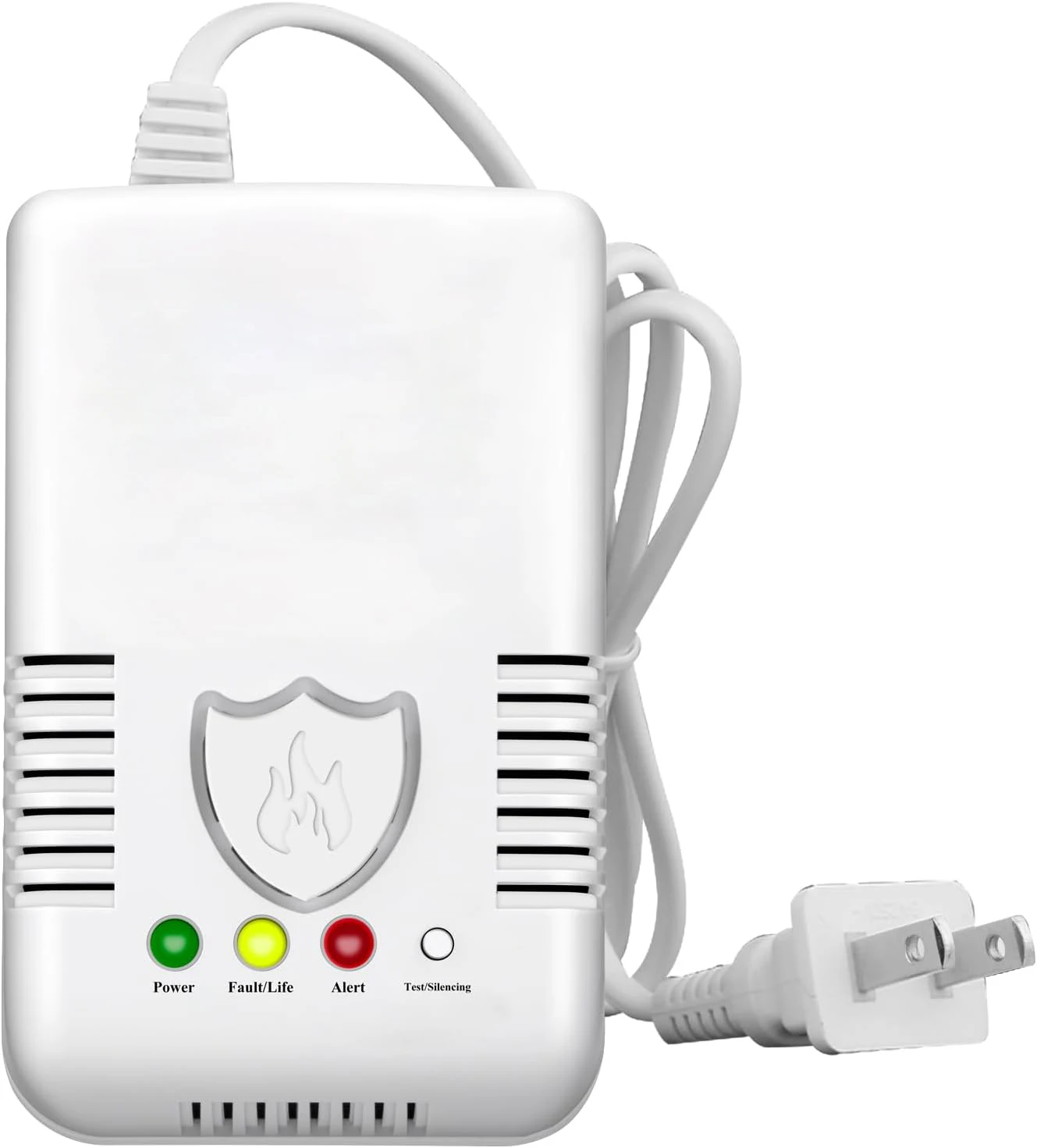 

High Precision LPG Gas Detector Combustible Alarm Plug and Play with Advanced Chip Tech, 85dB Alarm Methane,Kitchen Gas Detector