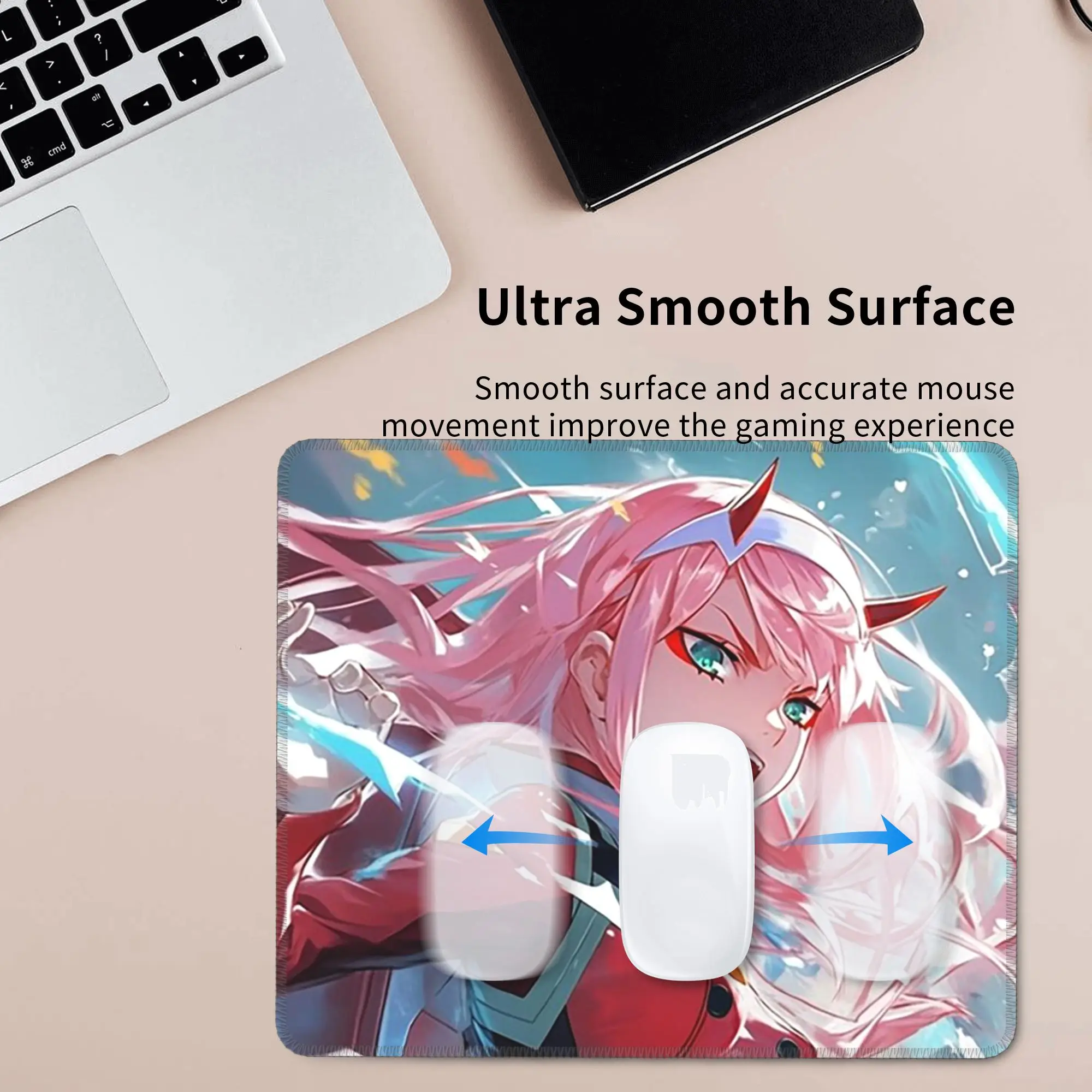 Anime Darling In The FranXX 02 Mouse Pad Computer Keyboard Mouse Mat Gaming PC Laptop Desk Mat Office Accessories Table Mats