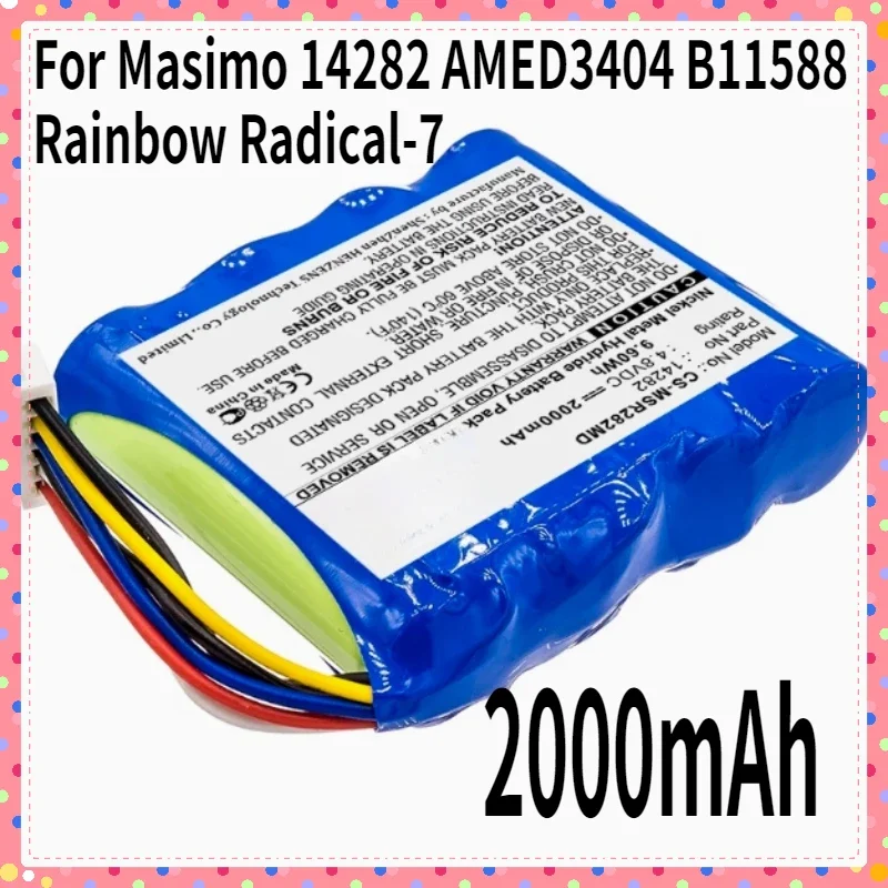 

Аккумулятор для Masimo 14282 AMED3404 B11588 Rainbow Radical-7 2000 мАч