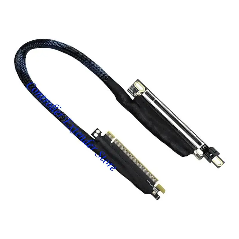 N84B السرعة السريعة 64GT/S PCIE 5.0 كابل امتداد GPU 270 ° بدور