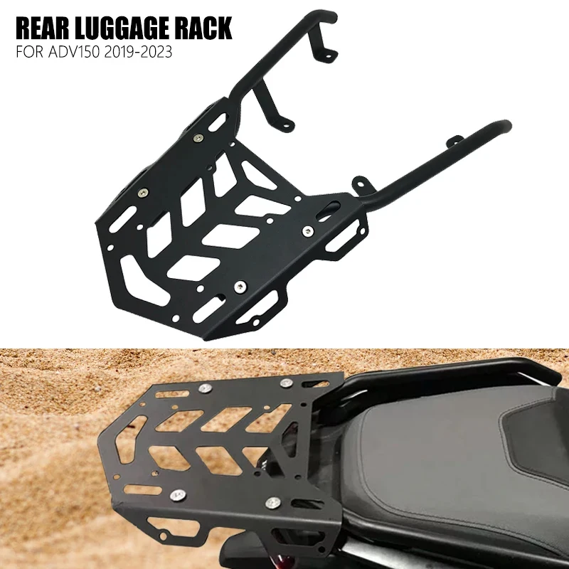 

For Honda ADV150 Rear Luggage Rack Carrier Case Support Holder Bracket ADV 150 2019 2020 2021 2022 2023 Motorcycle Accessories