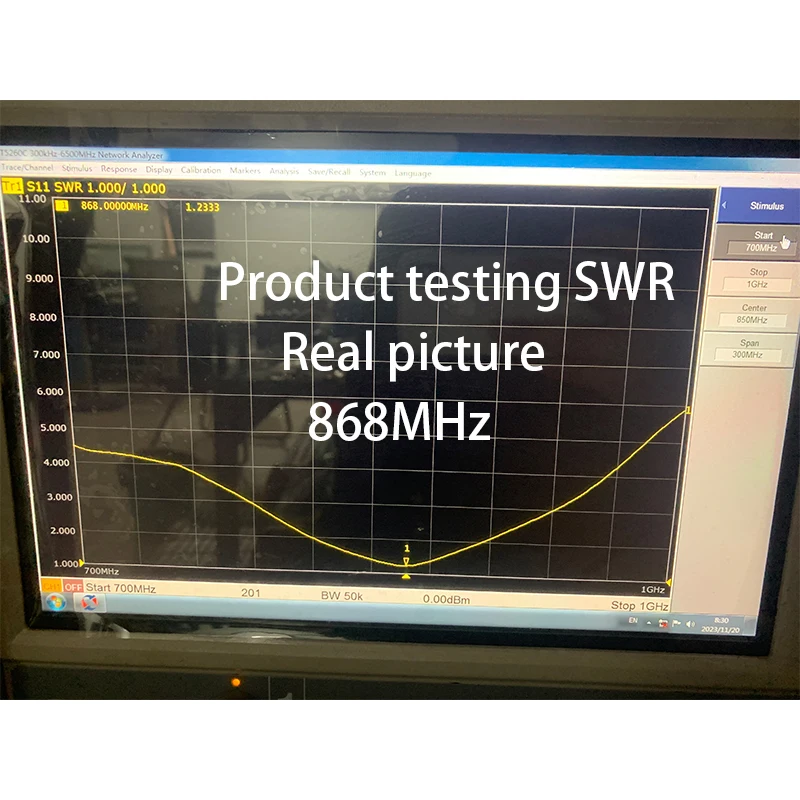 868MHz LoRa WAN 863-870MHz 869MHz Soft Antenna Omni High Gain SMA Connector Module U.FL-1 For Meshtastic Remote Control NB-IoT