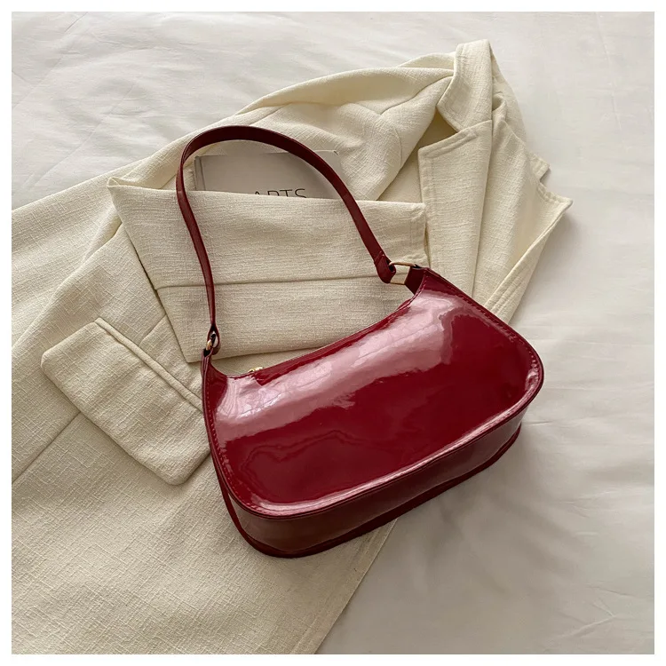 Neue, schlichte, lässige Damen-Unterarmtasche, ausländische Textur, kleine quadratische Handtasche, modische, vielseitige Umhängetasche für Pendler – Detail 19