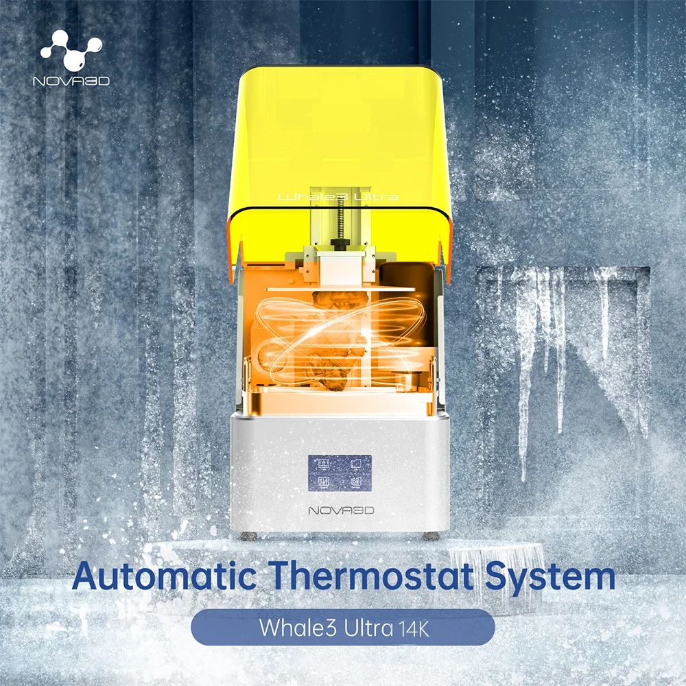 NOVA3D Whale3 Ultra 14K 10 Inch LCD UV Resin 3D Printer for Action Figure Model