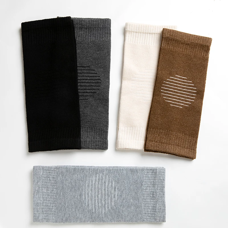 Scaldamuscoli da donna Maniche al ginocchio lavorate a maglia elastiche Protezioni di supporto per ginocchio leggere e traspiranti Accessori per la cura delle articolazioni da indossare ogni giorno