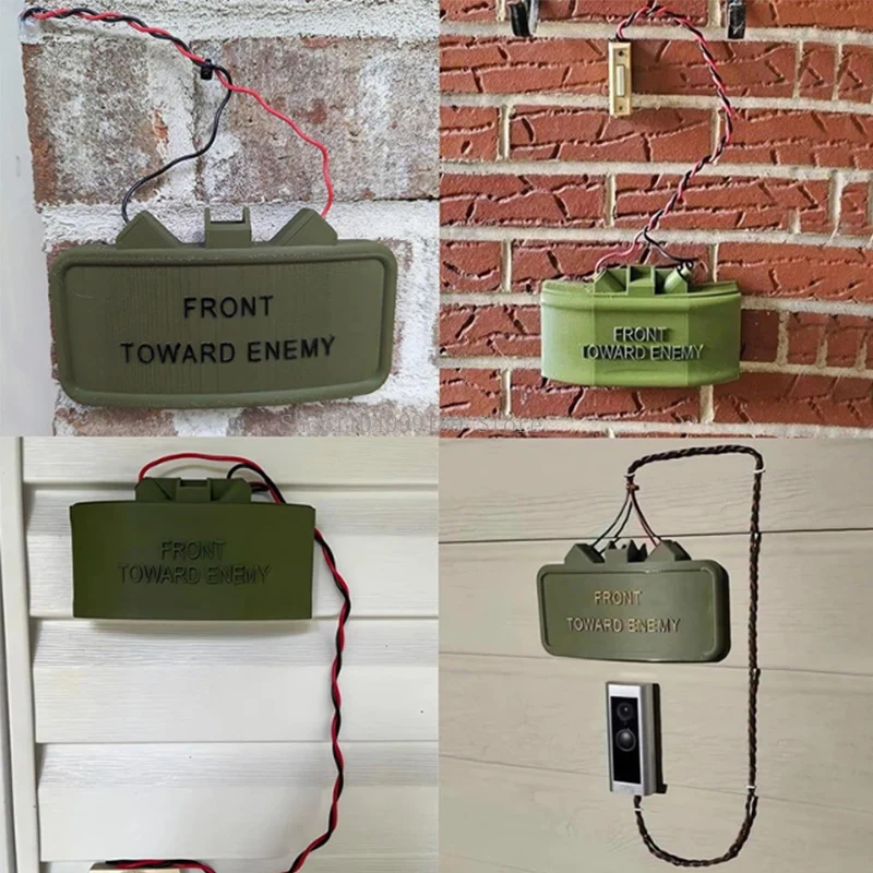 

Ring Cam Claymore Mine Doorbell Fake Mine Props Do Not Disturb Doorbell Prank Doorbell Prankster Stuff For Adults,Joke Gag Gifts