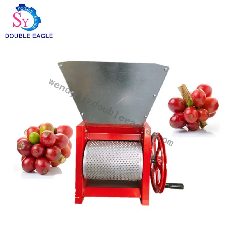 100kg/h capacity factory price manual coffee cocoa beans sheller coffee huller pulper machine