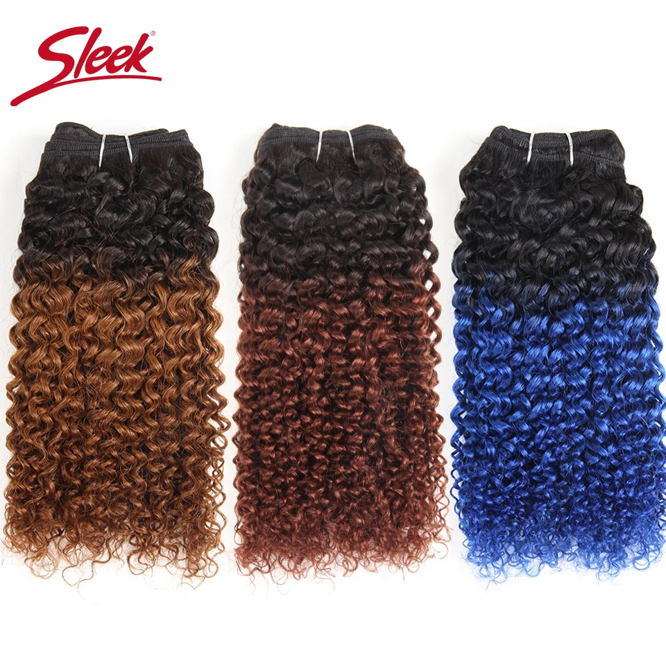 Sleek Brazilian Nature Dream Curl P4/27 P1B/30 Ombre T1B/30 1B/Pink Red 99J Double Drawn Remy Human Hair Weave Bundles