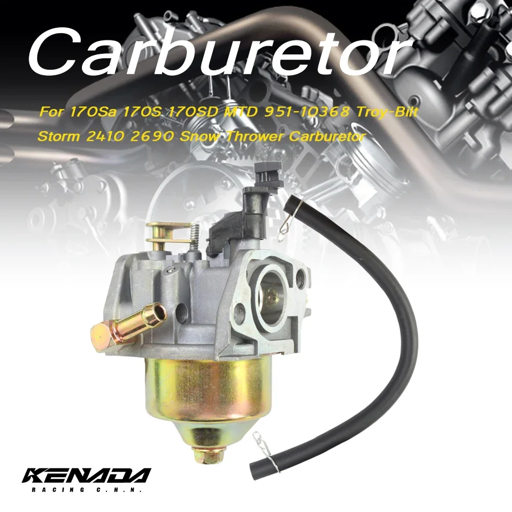 170Sa Carburetor Snow Thrower For 170Sa 170S 170SD MTD 951-10368 Troy-Bilt Storm 2410 2690 Snow Thrower Carburetor