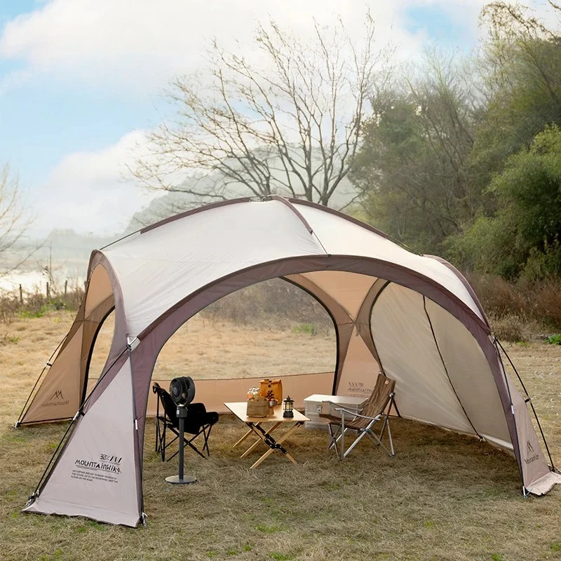 

Большой купольный шатер-павильон для улицы, для кемпинга, защита от дождя и солнца, сверхбольшой навес