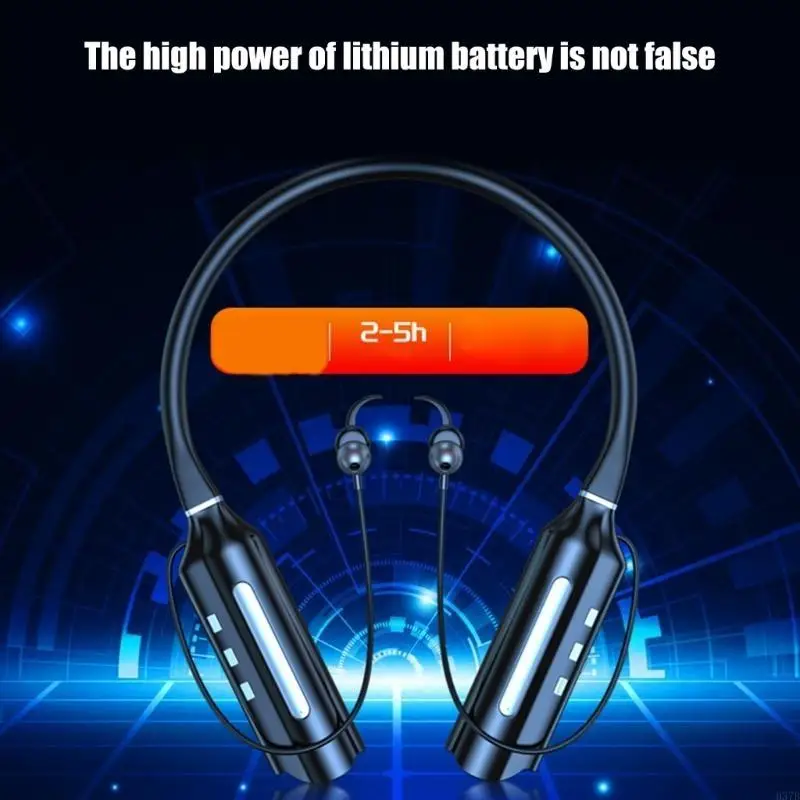 H37B سماعات رياضية متوافقة مع لأنماط الحياة الديناميكية 6000mAh بطارية IPX6