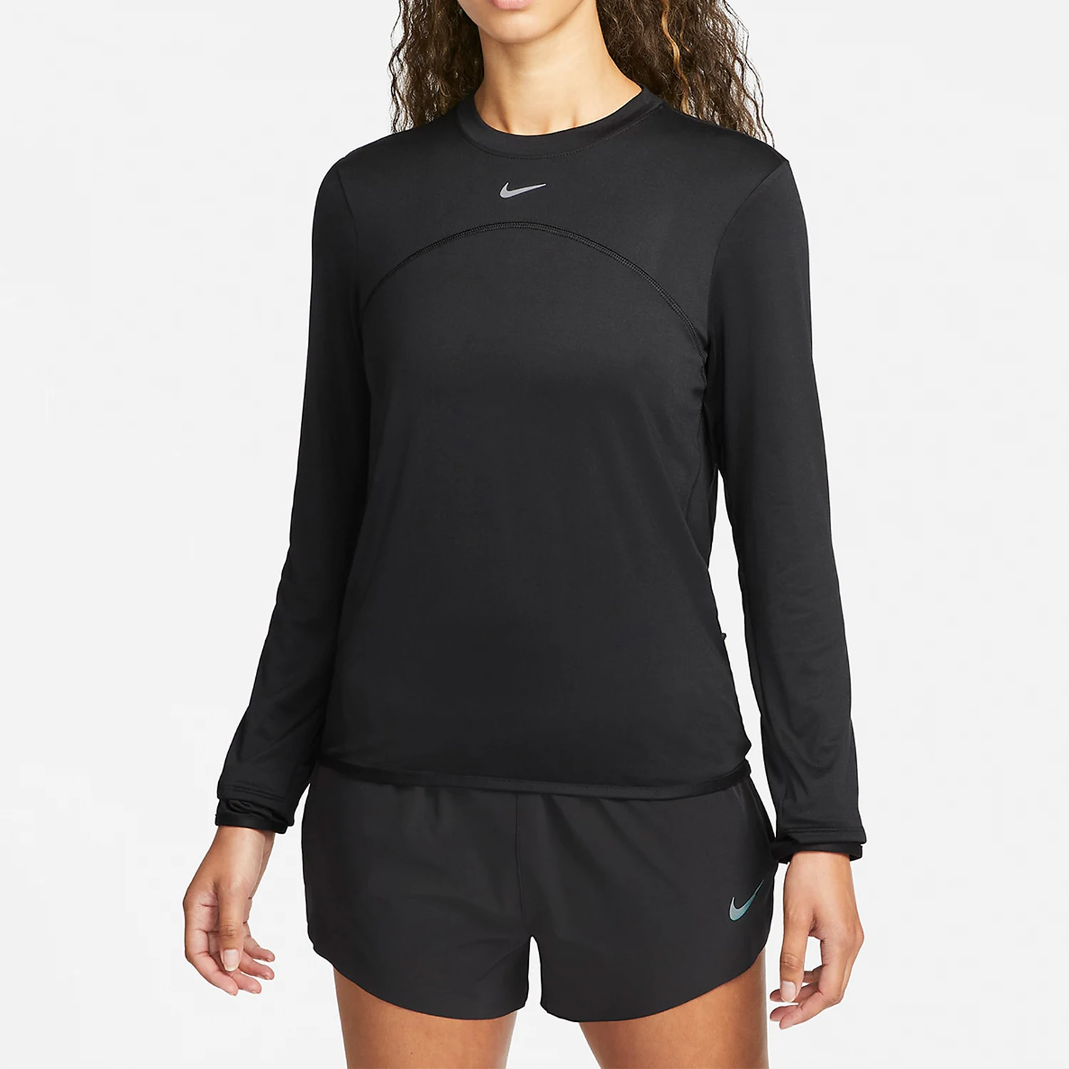 

Nike Official Genuine Winter New Women's Training Breathable Round Neck Sports Long Sleeve T-shirt FB4298