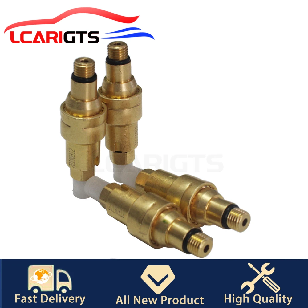 4x Rear Air Holding Valve+M8 Connector Brass Fittings For Mercedes-Benz W220 2203205013 2203202438 Air Shock Repair Kits