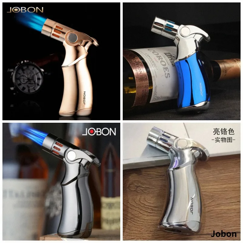 New Jobon Four-Fire Desktop Direct Ignition Lighter, Cigar-Specific Windproof Outdoor Camping Ignition Gun Lighter