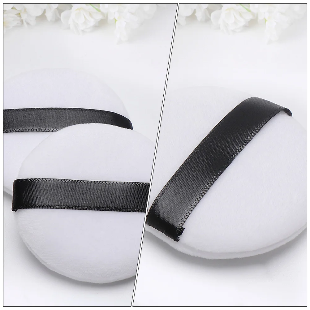 Zestaw 20 gęstych aplikatorów z włókna do twarzy, zapewniających gładki wykończenie, higieniczne, wielokrotnego użytku, narzędzie kosmetyczne do pudru sypkiego i pielęgnacji skóry.