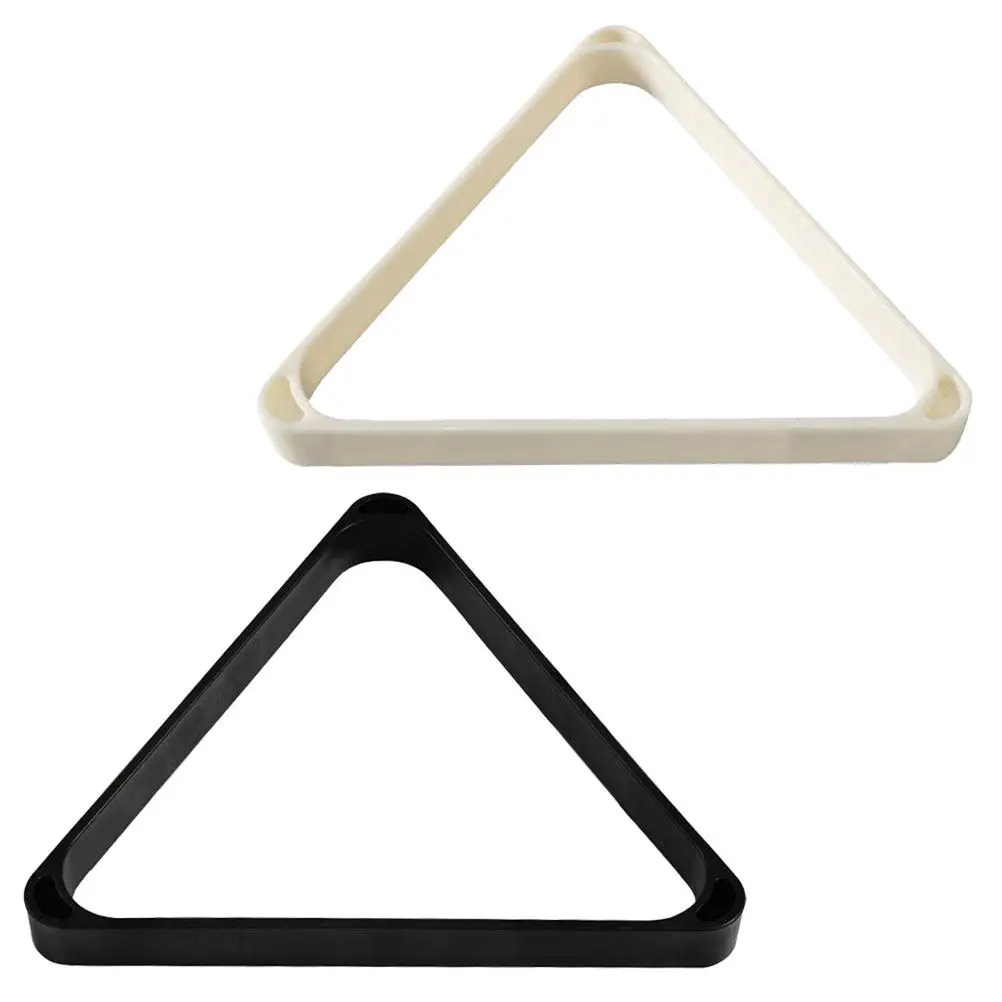 

2Pcs Triangle Billiard Ball Rack Premium Plastic Pool Triangle Rack for Tournaments Organization Storage Display