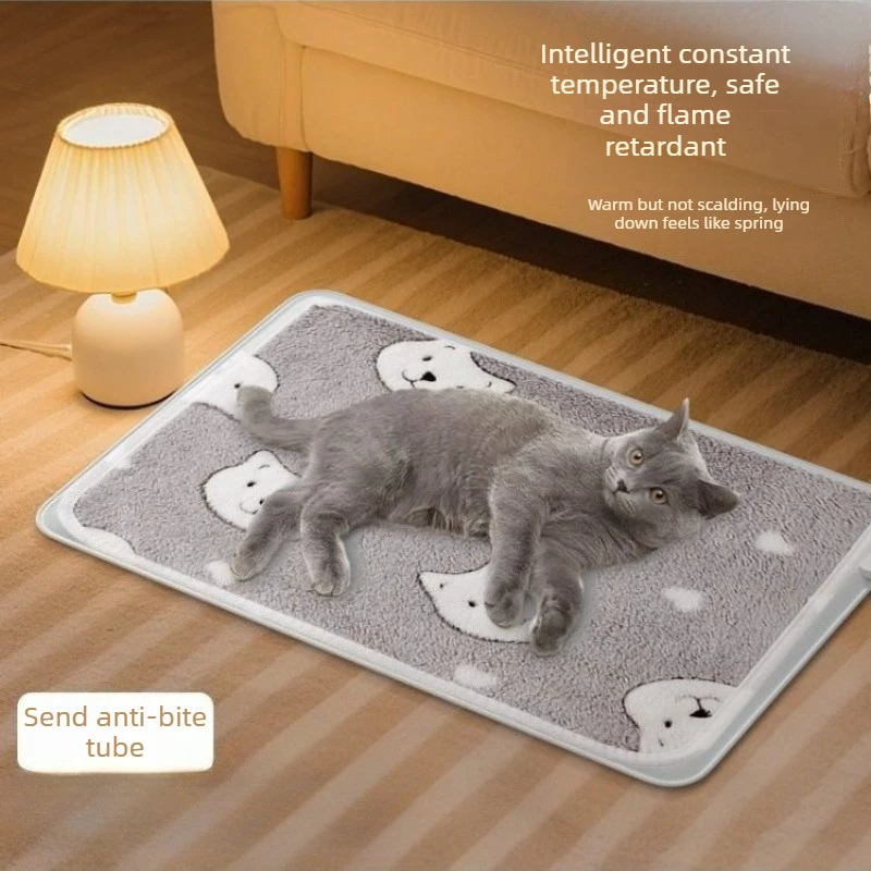 

Pet Electric Blanket Dog Constant Temperature Heating Pad Cat Electric Mattress Anti-leakage and Anti-bite Small Heater