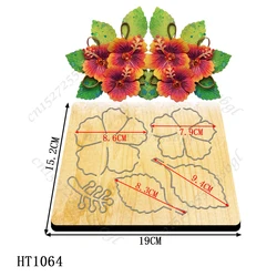Flower Cutting dies - New Die 2022 Cutting And Wooden Mold,HT1064 Suitable For Common Die Cutting Machines On The Market.