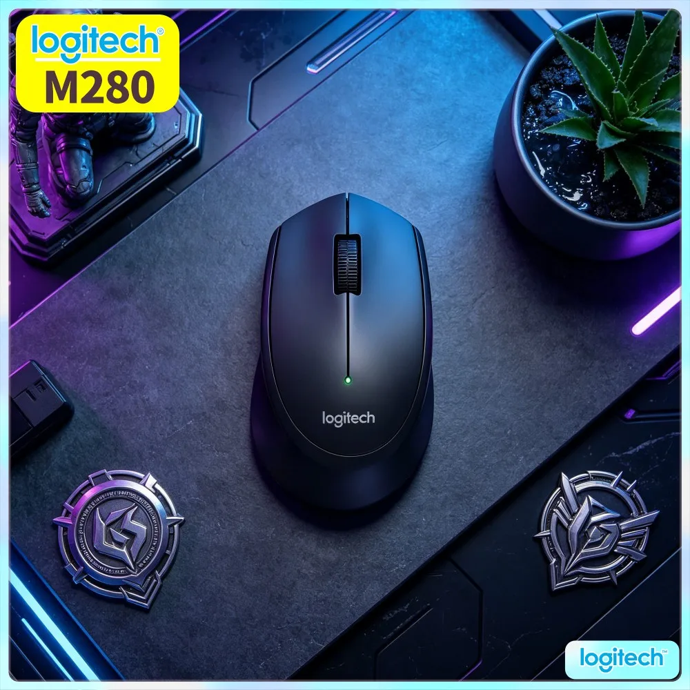 Office Sheet Piece Wireless Mouse M280 Exact Pointer Movement For Data Sort Report Write Home Daily Pc Operating Work Tasks
