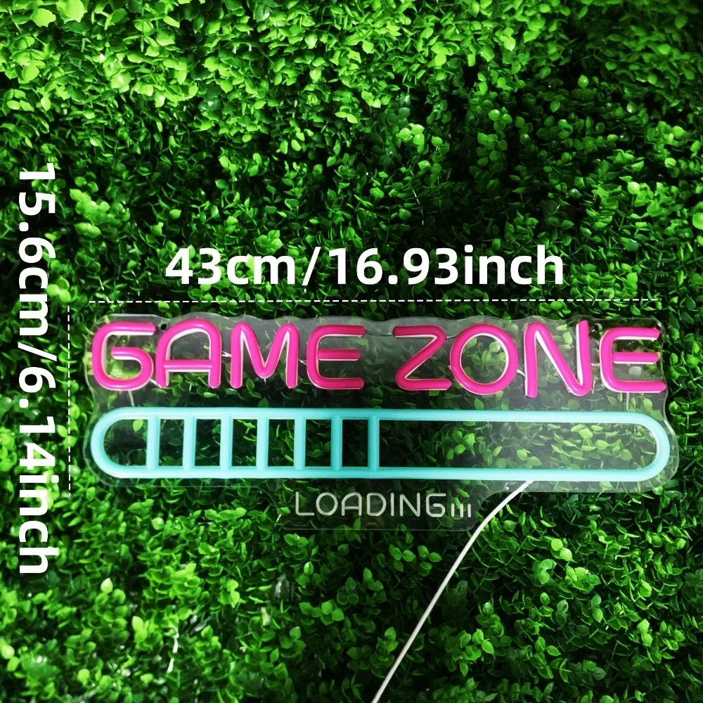 منطقة الألعاب النيون لتزيين الحائط أضواء LED لعبة غرفة الديكور للحزب بار في سن المراهقة بنين غرفة نوم نادي USB بالطاقة علامات مصباح