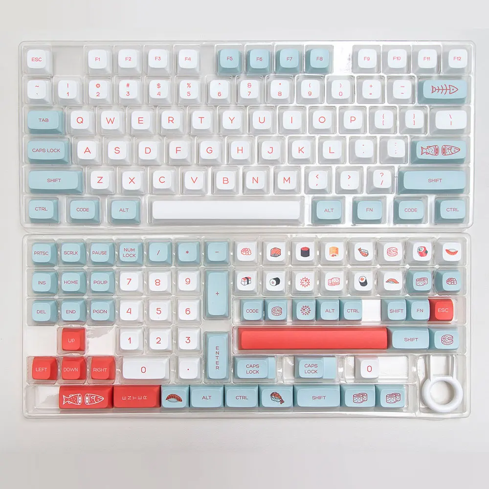 Gmk Zalm Keycaps Pbt Keycap Dye Sublimatie 140 Toetsen Xda Profiel Voor Gateron Cherry Mx Switch Mechanisch Toetsenbord