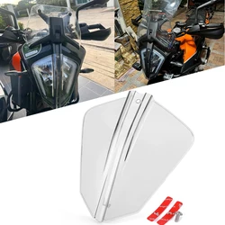 Motorcycle Headlight Guard Cover Front windshield for K/TM 390 790 890 ADV /S/R 2019 2020 2021 2022 2023 adventure