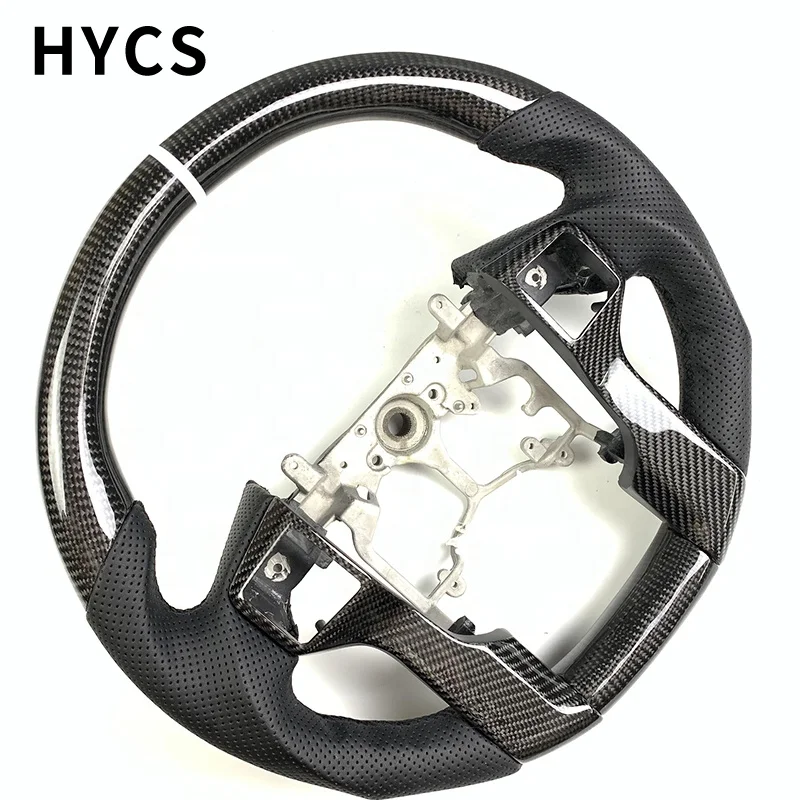 

JDM Racing car interior modification sports carbon fiber steering wheel for toyotas Prado Land Cruiser Fj CRUISER Yaris 86 Camry