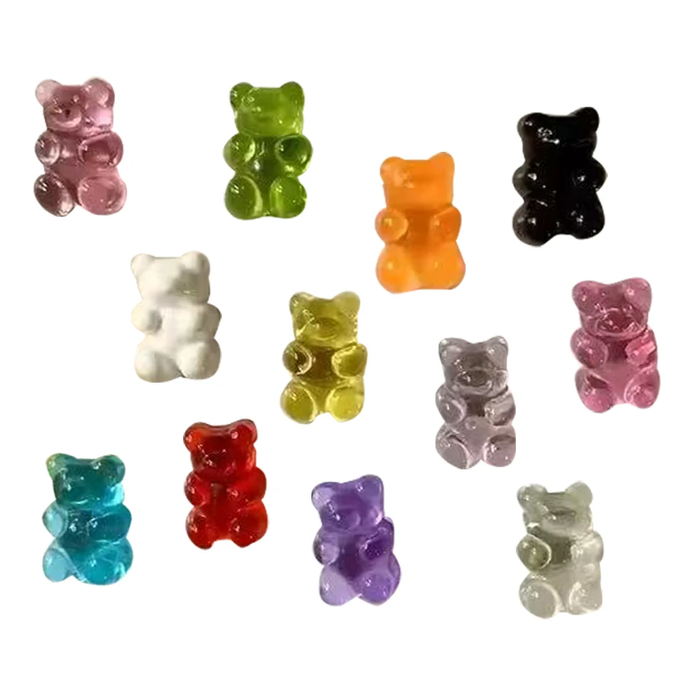 10Pcs Bear Chalkboard and Whiteboard Stickers Cute Decorative Magnets Refrigerator Stickers for Office Kitchen Locker