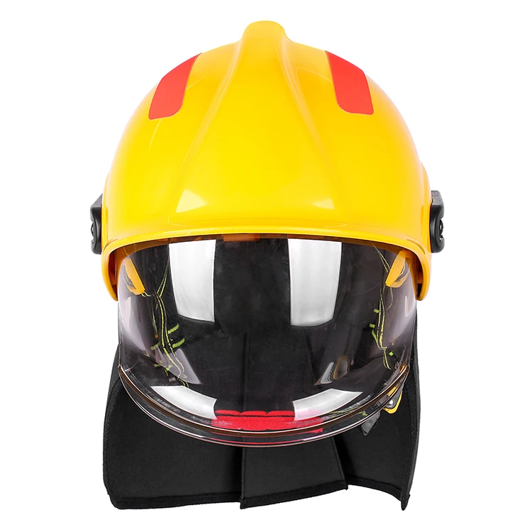 CE approval Impact&Heat- Resistance Eourpean-style Firefighting Safety Helmet for Wildfire Firefighting