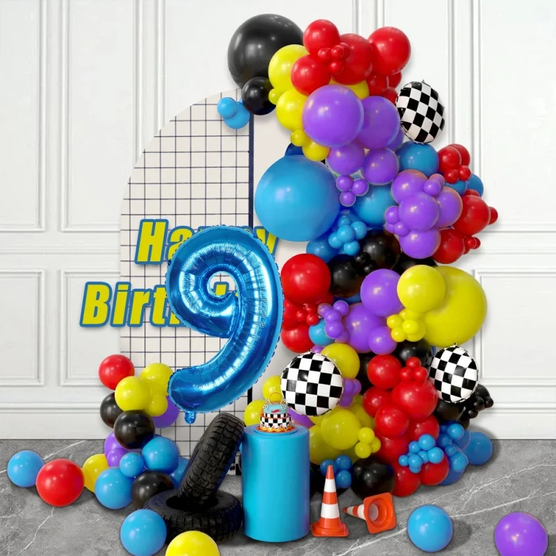 

Cross-border Carnival Multi-color latex Balloon arch Birthday Wedding Party Theme Background Matte Balloon Birthday Decoration P