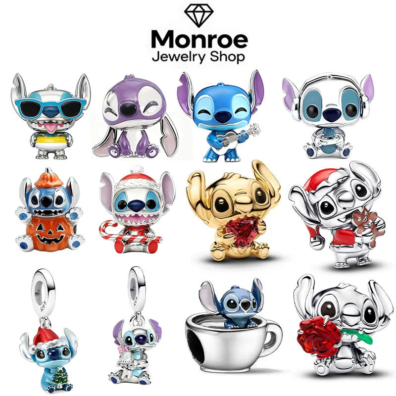 

925 Sterling Silver Stitch Pendant Is Charming And Suitable For Pairing With Women's Bracelets DIY Jewelry Birthday Gifts.