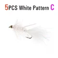 5PCS White C