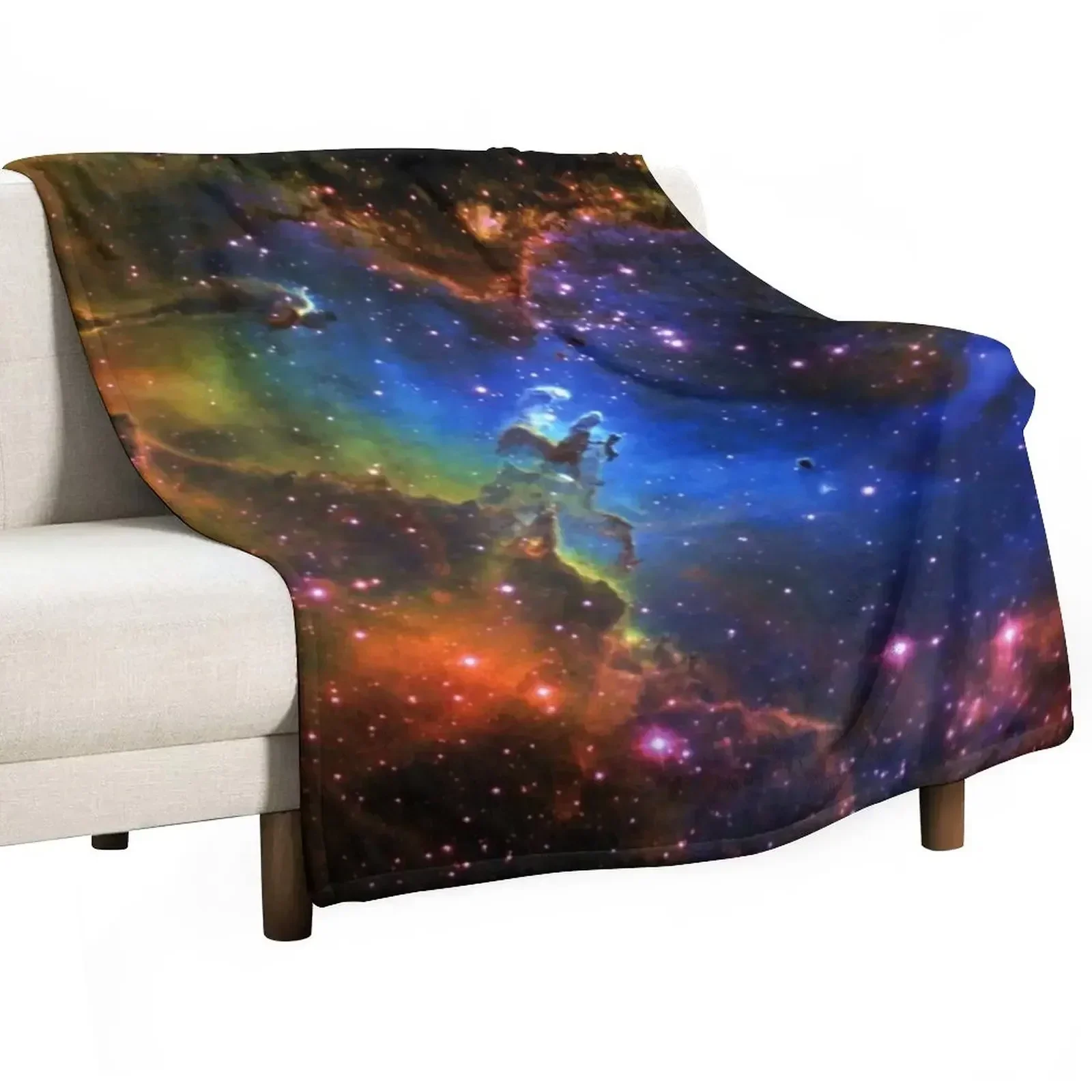 Galaxy Eagle Throw Blanket Picnic warm winter Blankets