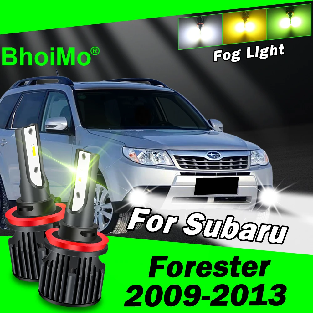 

BhoiMo Front Fog Light Lamp For Subaru Forester 2009 2013 Led Bulb 2010 2011 2012