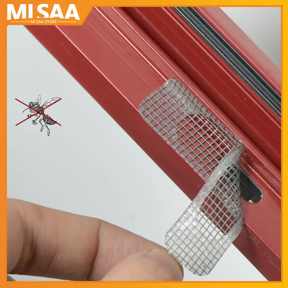 Stickers Broken Door Mosquito Nets Mesh Adhesive Practical Anti Insect Window Screen Repair Patch Stickers Repair Accessories