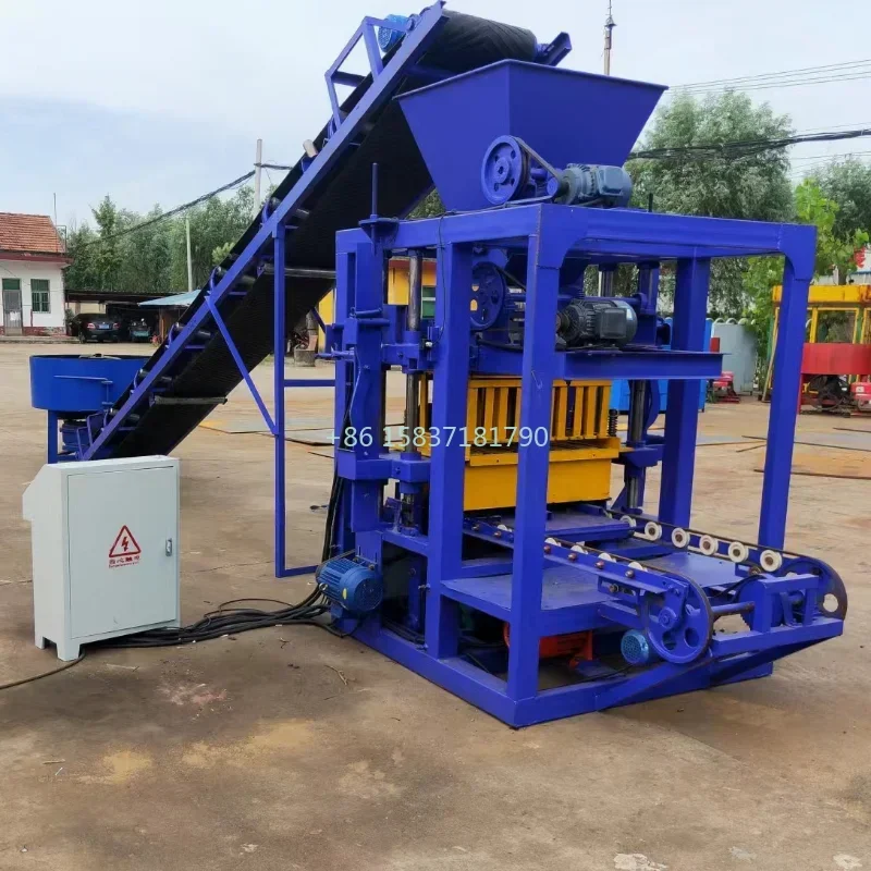 Automatic Hydraulic Type Cement Paver Brick Making Machine Production Line Hollow Block Moulding Making Laying Machine for USA