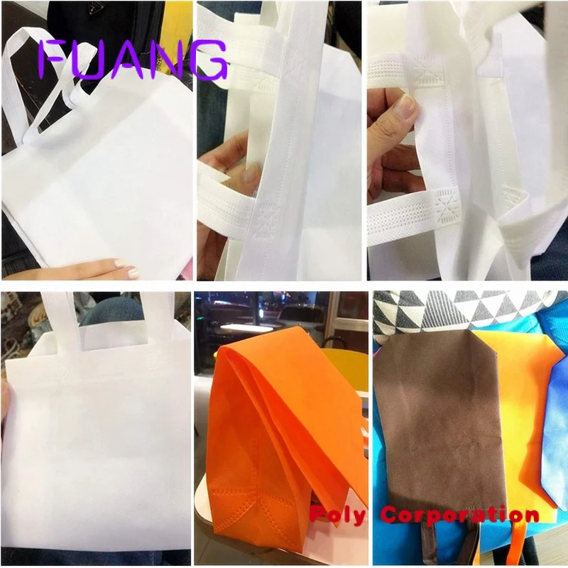 Bolsas de compras reutilizables promocionales, bolsa no tejida personalizada con logotipo impreso