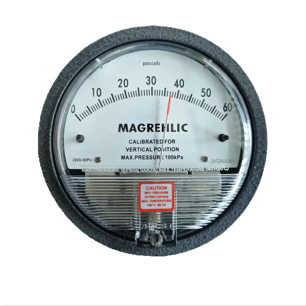 Differential Pressure Gauge Professional Barometer Aluminum alloy mechanic manometer for Medical equipment etc.