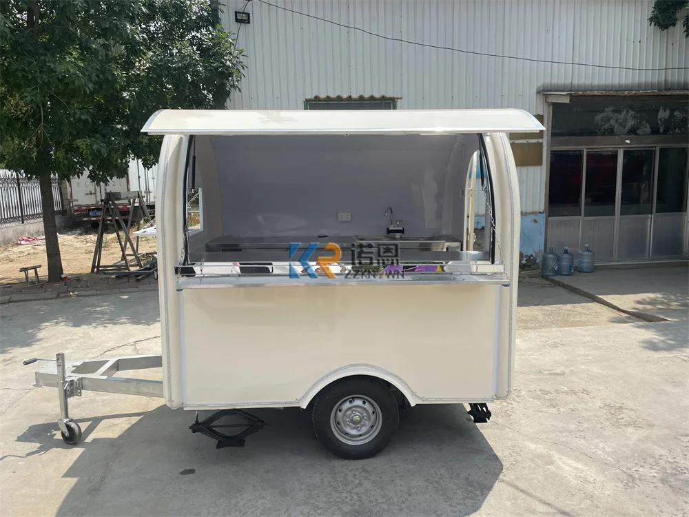 Rimorchio per concessione alimentare Cucina Mibile Attrezzature per la ristorazione personalizzate Snack di strada Chiosco di caffè Caffè Pizza Rimorchio per camion fast food