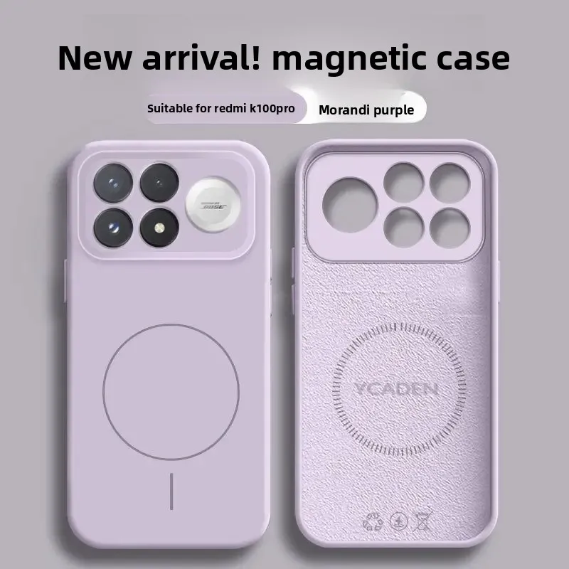 Magnetische Flüssig-Silikon-Handyhülle für Xiaomi POCO F9 Ultra F8 Pro für Magsafe Kabelloses Laden Schutzhülle