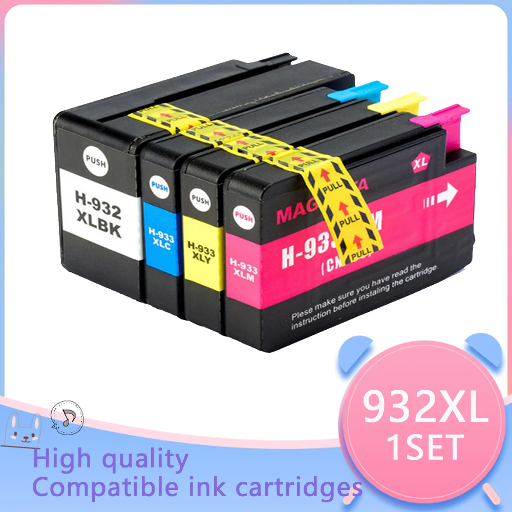 

932XL 933 для HP932 933XL сменный чернильный картридж HP932 HP933 для принтера HP Officejet 6100 6600 6700 7110 7610 7612 7510