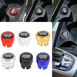 Car Cigarette Lighter Dust Plug Safety Protection Cover Socket Jack Head Anti-electrocution Decoration Car Universal Accessories