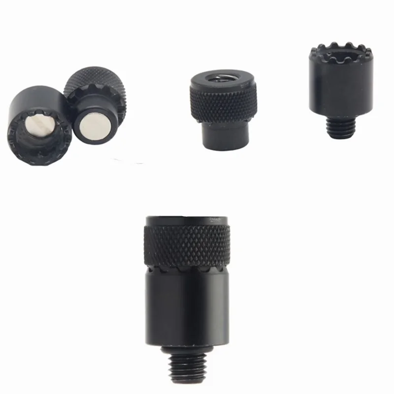 2PCS N45 Magnet  fishing Quick adapter  quick disconnector Quick connection alarm and bracket