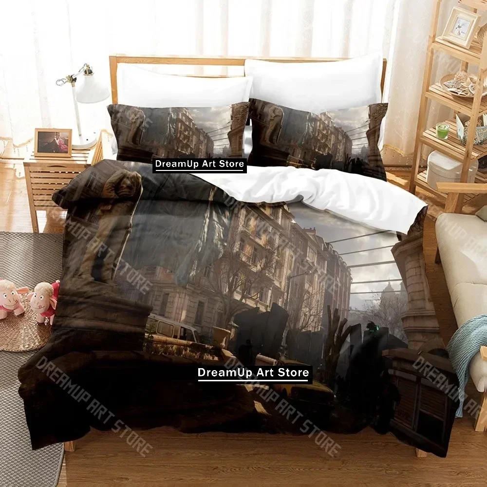 Комплект постельного белья Alyx с 3D принтом Half-Life, одинарный, полный, королевский размер, комплект постельного белья для взрослых и детей, пододеяльник для спальни, аниме-кровать Комплект постельного белья Alyx с 3D принтом Half-Life, одинарный, полный, королевский размер, комплект постельного белья для взрослых и детей, пододеяльник для спальни, аниме-кровать