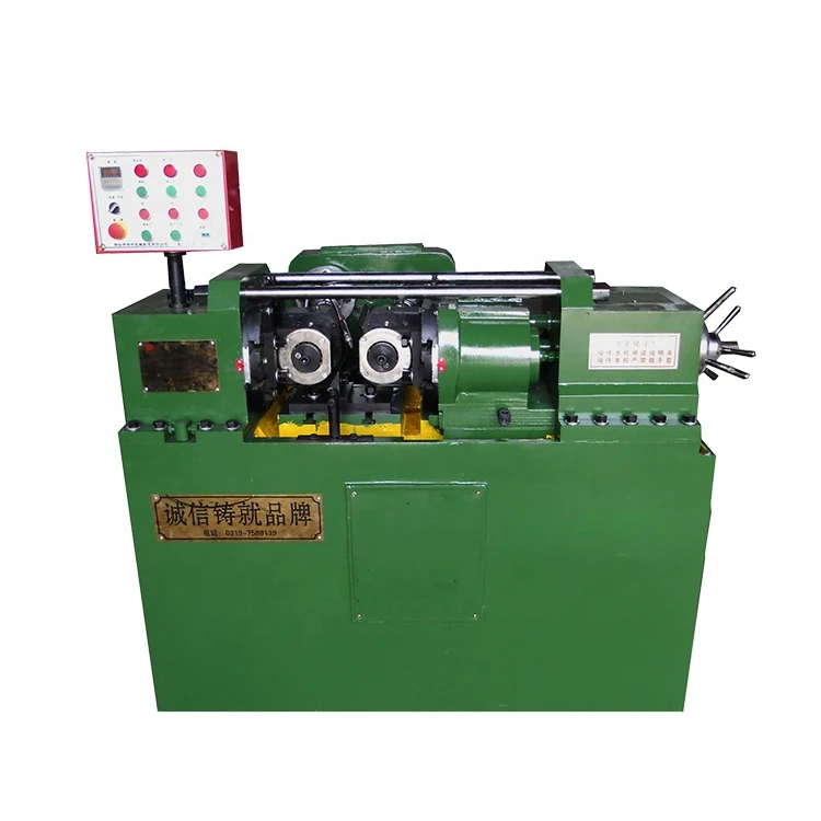YG Top Quality Steel Bar Bolt Processing Machine Price Hydraulic 4-42mm Thread Rolling Machine