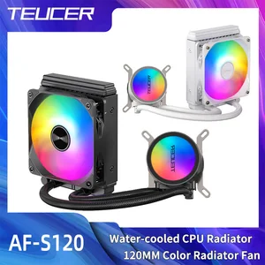 Teucer AF-S120 Pendingin Air 120mm RGB Kipas Pendingin Cair Radiator Terintegrasi Pendingin Cpu untuk Intel LGA115x 1200 1700 2011 10 air pendingin penjualan terbaik - №
