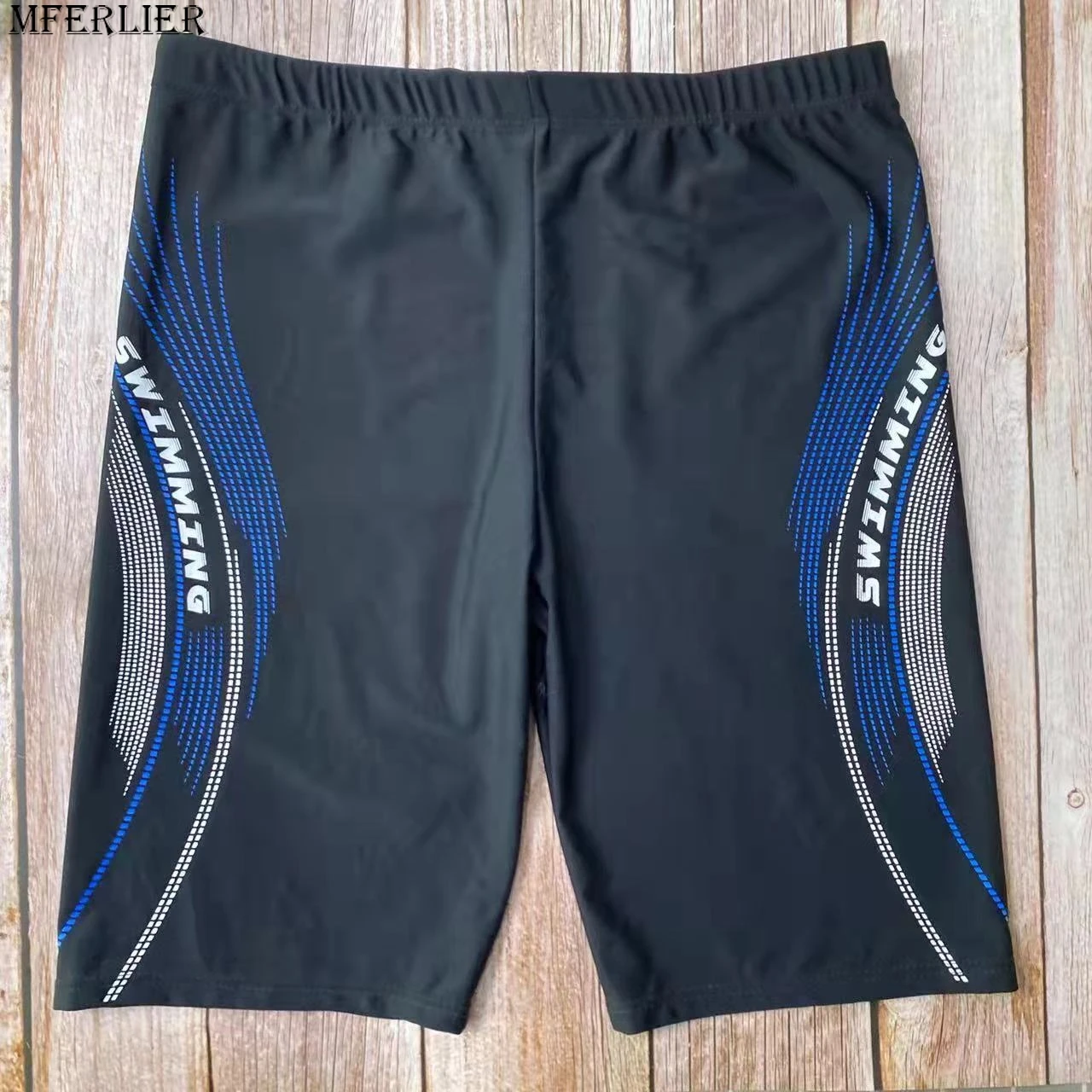 Pantaloncini da surf da uomo estivi pantaloncini da spiaggia con lettera sportiva pantaloncini da bagno mimetici ad asciugatura rapida pantaloncini traspiranti comfort elastici