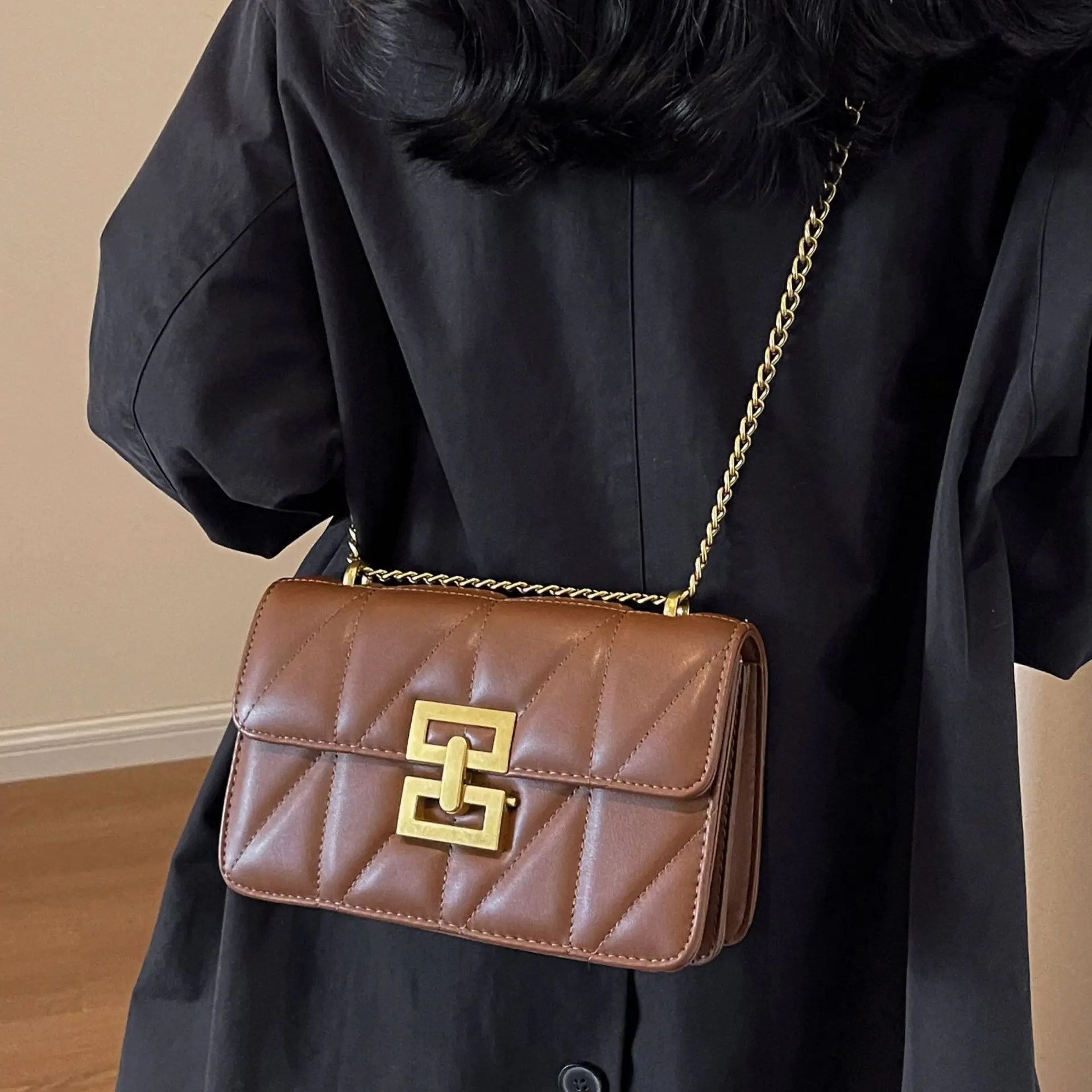 New women bag handbag for women 2026  leather Women's Fashion Large capacity casual handbag single shoulder crossbody bag - Image 4