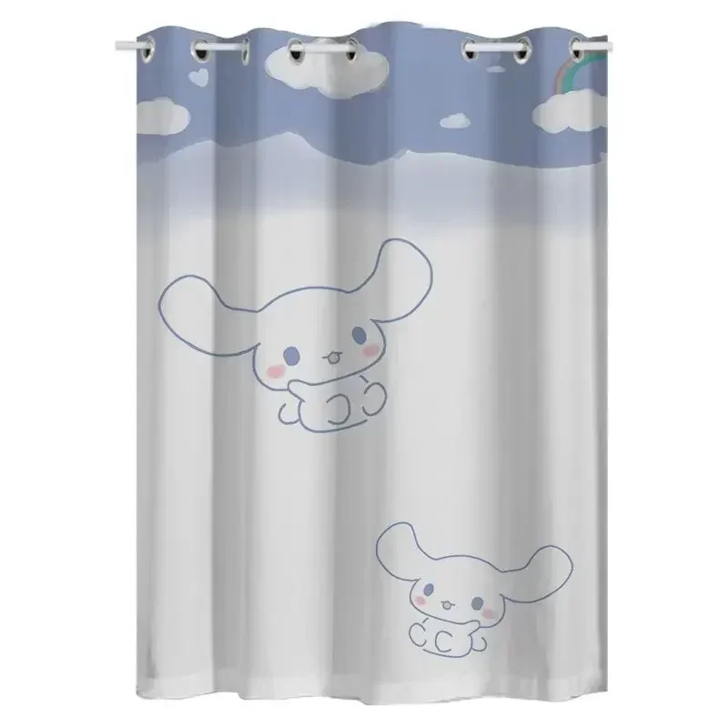 Sanrio Series 1pcs Pack 1.5M/WidthX2M/Length Laurel Dog Cute Curtain for Children's Room, Girls' Bedroom Short Curtain